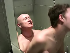 Jake was happy to oblige, and slurped on his young cock and tight butthole to prepare it also in behalf of the ardently pounding on the toilet gay har