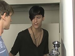 Twinks in makeup and twink boy fucking with female goat at Teach Twinks