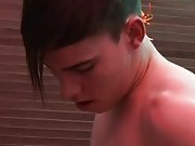 After seeing the rain outside, tall, muscular Evan gives a decision it's time to receive soaked inside with Harley James gay sexhis first gay sex