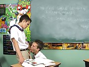 If only detention had been this much fun gay teen first time at Teach Twinks