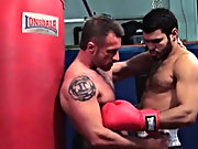 Getting Jean to really open his ass wide, Ross pushes himself further and supplementary, letting them both blast their spunk onto the nearest boxing g
